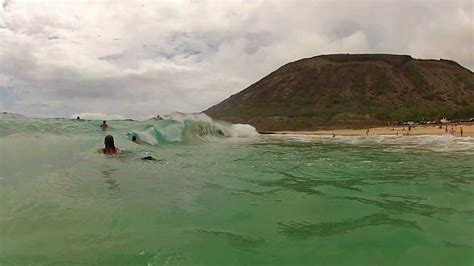 Sandy Beach Shorebreak Hawaii 9292012 Gopro Surf Youtube