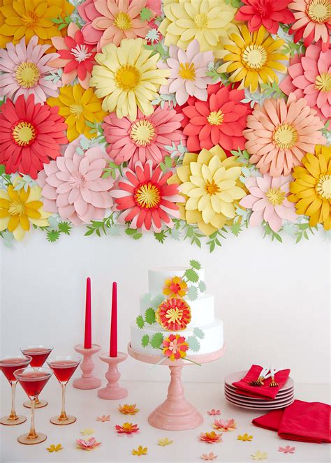 Make This Diy Floral Backdrop Sizzix Blog The Start Of Something