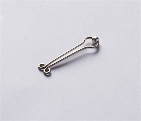Anatomical Simple Clit Clip Sterling Silver Clitoral Jewerly Etsy