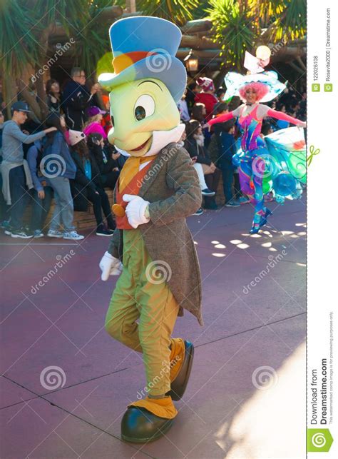 Disney Character Jiminy Cricket Editorial Stock Photo