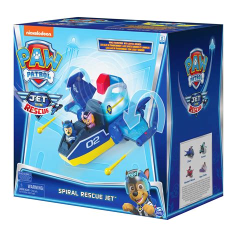 Paw Patrol Jet To The Rescue Deluxe Transforming Spiral Rescue Jet
