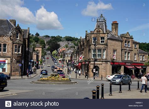 Matlock Town In Derbyshire England Stock Photo 132882541
