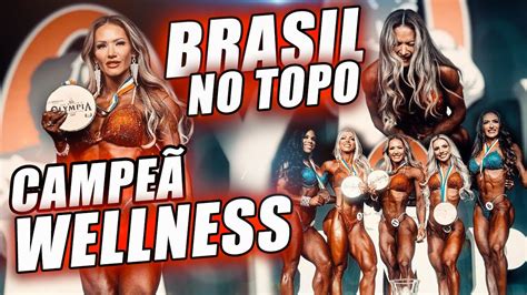 Francielle Mattos Primeira Campe Wellness Olympia Youtube