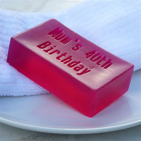 Personalised Bath Soap For Her By Suzy Hackett