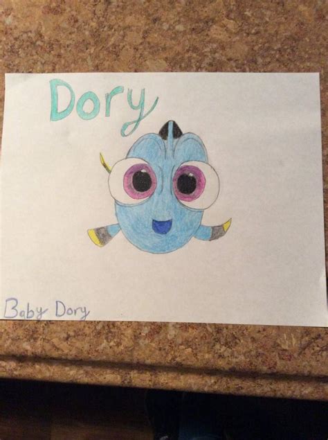 👍🏻baby Dory Drawing I Made👍🏻 Cartoon Amino