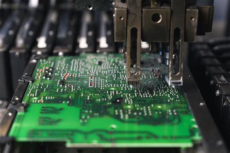 Mechanical Montage Of Surface Mount Technology Pcb Electrically