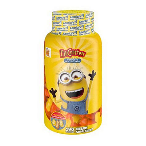 Lil Critters Despicable Me Minions Complete Multivitamins Gummies 190