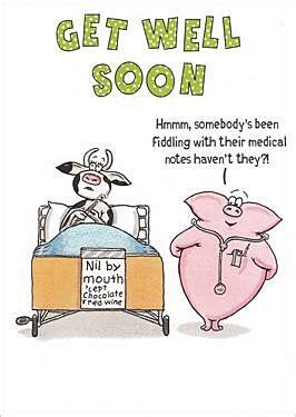 Hoping that changes soon. sick stinks. Paperlink Funny Farm Get Well Soon Card | Temptation Gifts