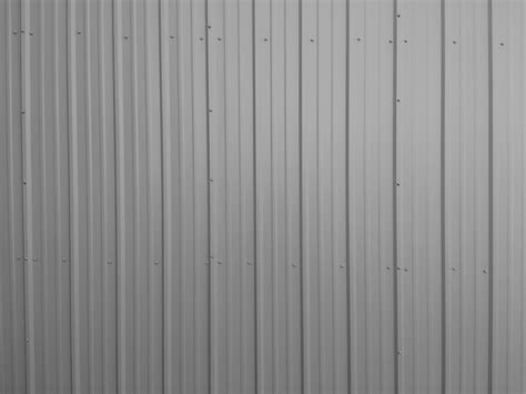Ribbed Metal Siding Texture Gray Picture Free Photograph