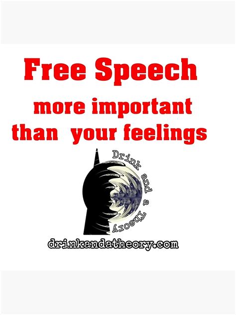 Free Speechlogo Poster For Sale By Dntheory Redbubble