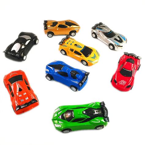 8pcsset Mini Plastic Car Model Diecast Vehicle Educational Toy Car