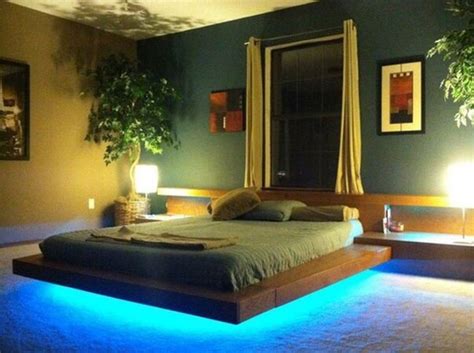 Bedroom sets have been crucial in ascertaining quality of air so that it would be smart to consider choosing the ones for worth. Amazing Modern Floating Bed Design with Under Light ...