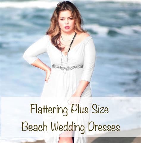 Looking for a wedding dress guide that has options for every body type? Full Figure Beach Wedding Dresses