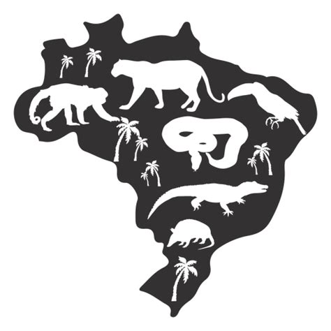 Brazil Silhouette Map Transparent Png And Svg Vector File