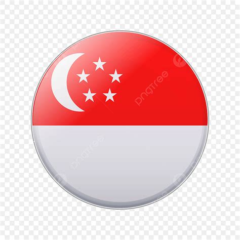 Klip Bendera Singapura Bendera Singapura Simbol Png Dan Vektor