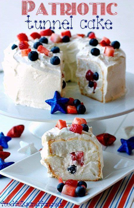 Patriotic Tunnel Cake Food Folks And Fun In 2023 4th Of July