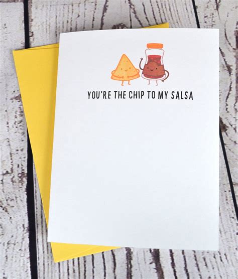 Youre The Chip To My Salsa Food Puns Handmade Etsy