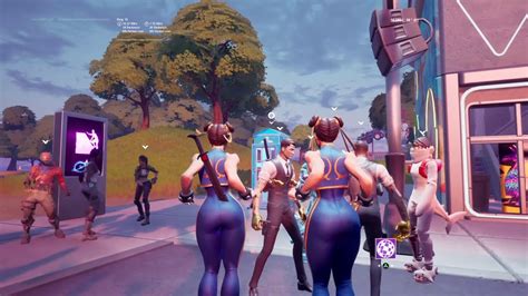 Fortnite Perfect Timing Party Hips With Chun Li Skin In Party Royal Youtube