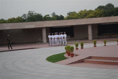 Delhi India March 3 2020 Soldiers Participating In The Retreat