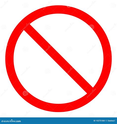 Red Crossed Circle Danger Sign Created From Red Dots Cartoon Vector