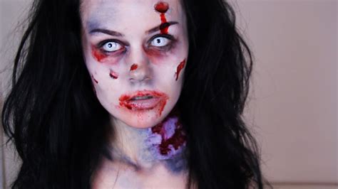 Video Halloween Portrait Qui Se Change En Zombi - Zombie Makeup Tutorial -- How To Do Easy Zombie Makeup - YouTube