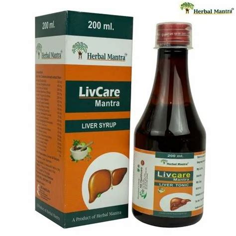 Herbal Mantra Ayurvedic Liver Tonic Syrup Packaging Size 200 Ml