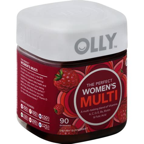 Olly Womens Multi The Perfect Gummies Blissful Berry Buehlers