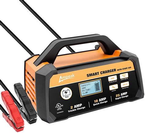 Ampeak 21025a Smart Battery Chargermaintainer 12v Fully Automatic