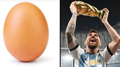 World Record Egg Responds After Losing Most Liked Picture To Lionel Messi