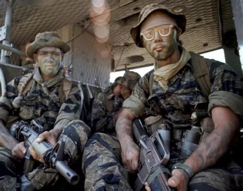 Us Army Soldiers From The 173rd Airborne Going On A Lrrp Long Range