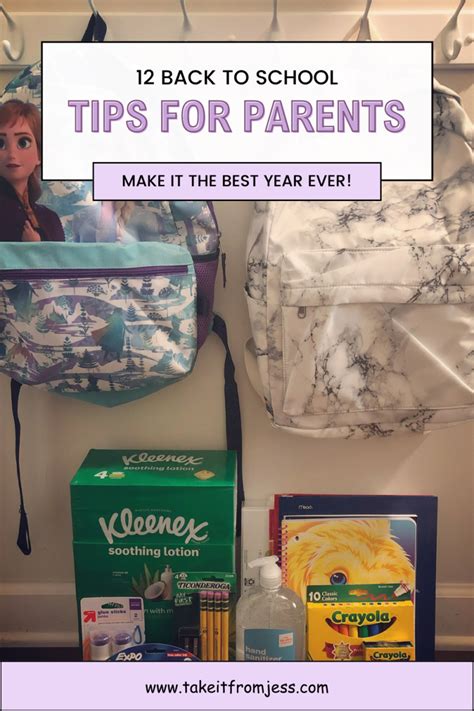 12 Back To School Tips For Parents Take It From Jess