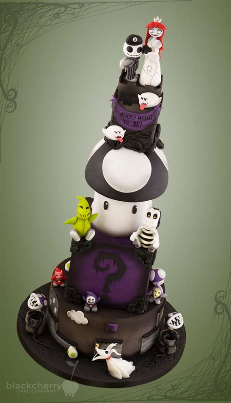 30 best images about jack skellington cakes on pinterest. Nightmare Before Christmas x Mario Bros Wedding Cake - Geekologie