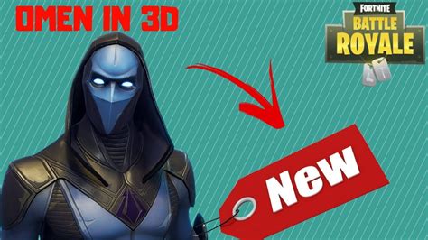 Fortnite Battle Royale Omen New Leaked Skin With 3d Preview Full Set