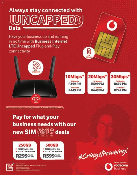 Uncapped Data 10mbps Offer At Vodacom