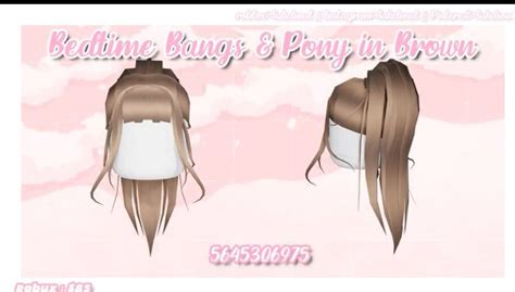 Bangs With Ponytail Roblox Codes Roblox Pictures Roblox Roblox