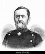 Sperling, Oskar von, 1814 - 1872, Prussian general, portrait, wood ...