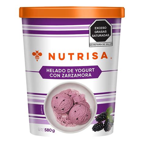 Helado De Yogurt Nutrisa Sabor Zarzamora G Walmart