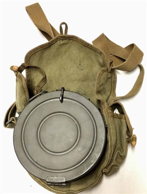 Chicom North Vietnamese Army Viet Cong Rpd Pouch Sterile With Drum Enemy Militaria