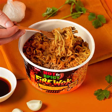 Hot And Spicy Fire Wok Molten Chili Chicken Nissin Food
