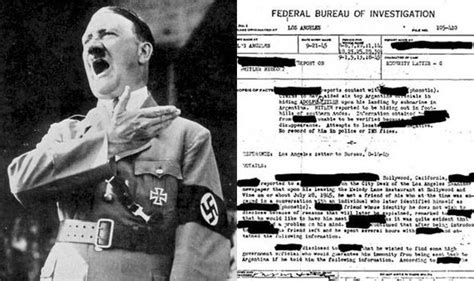 Adolf Hitler Did Fake Death After Ww2 Then Flew To Tenerife Weird
