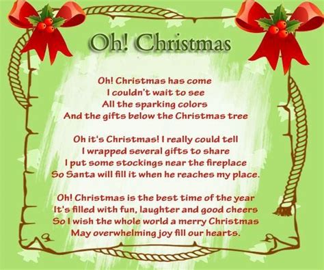 Christian Christmas Poems For Kids