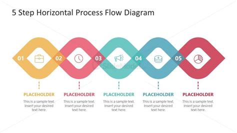 Horizontal Process Flow Diagram Ppt Slidemodel My Xxx Hot Girl
