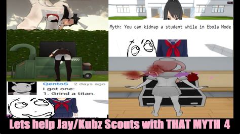 Lets Help Jaykubz Scouts With That Myth 4 Yandere Simulator Youtube