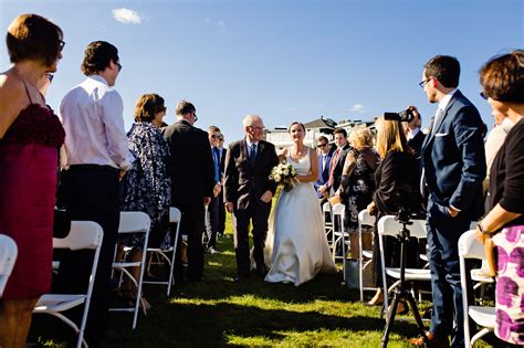 A Wedding Ceremony At Frenchs Point In Stockton Springs Maine Maine