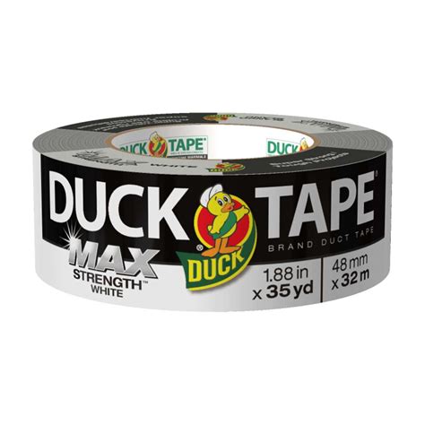 Max Strength Duct Tape White 188 In X 35 Yd Duck Brand