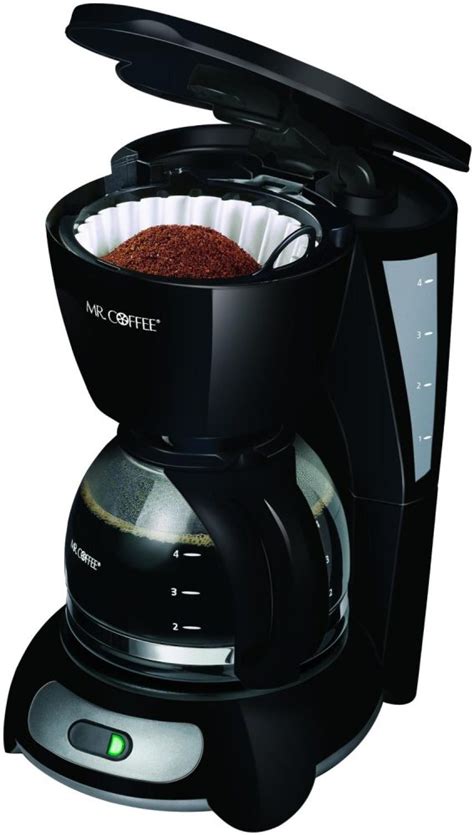 Mrcoffee 4 Cup Switch Coffeemaker Black With Gold Tone Filter