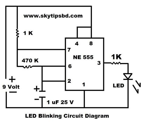 Flashing Light Circuit Diagram Printable Anya Circuit