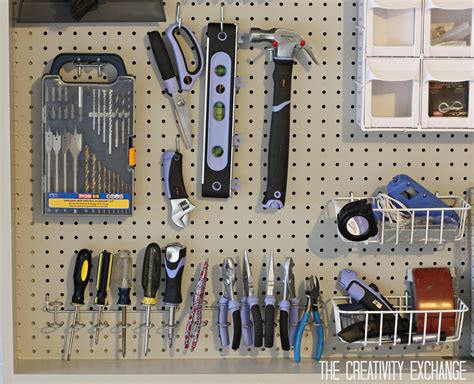 Organizing The Garage With Diy Pegboard Storage Wall