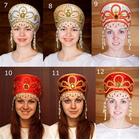 Kokoshnik Traditional Russian Folk Headwear Part Of The Russian