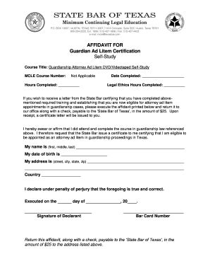 Texas Affidavit Form Fill Out And Sign Printable Pdf Template Signnow